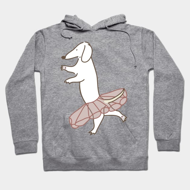 Ballet dog Hoodie by Wlaurence